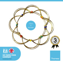 Load image into Gallery viewer, FOLDING GOLD WIRE MANDALA MEDITATION AID Puzzle | Fidget puzzle | Spirituality Buddhism relaxation prayer puzzle