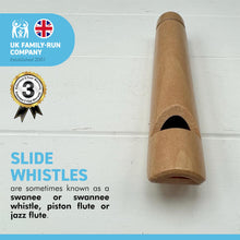 Load image into Gallery viewer, Wooden Sliding Clangers Slide Whistle | could be used for dog training | slide whistle/dog whistle | clangers whistle | sliding whistle | kids whistle | Swanny whistle | Swanny slide whistle
