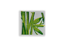 Load image into Gallery viewer, Twelve Green Bamboo Leafs Patterned Shower Curtain Hooks
