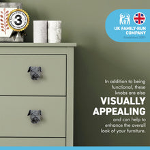 Load image into Gallery viewer, Pack of 2 CAST IRON CUTE TERRIER DOG DRAWER KNOBS for Kitchen cupboards | Cast Iron Antique style finish | Vintage charm meets modern functionality | 3.5cm wide x 2cm depth