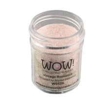 Load image into Gallery viewer, Wow! Trio Vintage Glitter Embossing Glitter Powder set 3 x 15ml | VINTAGE JADE VINTAGE ROMANCE AND VINTAGE CANDY CANE | Free your creativity and give your embossing sparkle