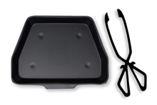 Load image into Gallery viewer, Black Metal Ash Pan - 28cm Wide (11") with Cast Iron Coal and Log Tongs