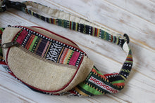 Load image into Gallery viewer, Hemp Cotton Travel Bum Hip Bag Money Belt Assorted Color
