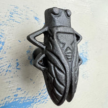 Load image into Gallery viewer, CAST IRON FUNKY BUG DRAWER KNOB for Kitchen cupboards | Cast Iron Antique style finish | Vintage charm meets modern functionality | 5cm long x 2cm depth