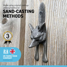 Load image into Gallery viewer, Cast Iron Fox door knocker