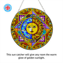 Load image into Gallery viewer, Sun and moon eclipse glass sun catcher