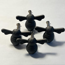 Load image into Gallery viewer, Pack of 4 CAST IRON BUSY BEE DRAWER KNOBS for Kitchen cupboards | Cast Iron Antique style finish | Vintage charm meets modern functionality | 7cm wide x 2cm depth