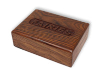 Load image into Gallery viewer, Fairies Tarot Carved Wood Treasure Chest Trinket Box
