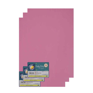 Craft Planet 12" x 18" Funky Foam 2mm Thick (Pack of 3) - Pink