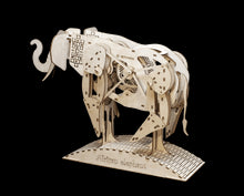 Load image into Gallery viewer, 3D-Model Construction Mechanical Elephant Plywood 159-Piece