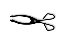 Load image into Gallery viewer, Large Silver Ash Pan with Detachable Handle and Coal Log Tongs