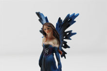 Load image into Gallery viewer, Set of three Sisters of Winter cast in finest resin Fairy Figurines | ornament | fantasy | angels |10cm high | with beautiful wings