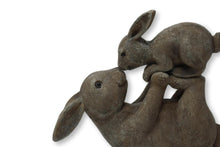 Load image into Gallery viewer, Mother and Baby Bunny Indoor Outdoor Animal Gift Home Garden Ornament