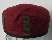 Load image into Gallery viewer, Tibetan Trim smoking / thinking / lounging cap Size Medium