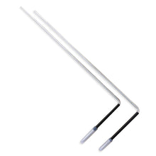 Load image into Gallery viewer, Pair of DOWSING DIVING RODS with Handles and INSTRUCTIONS for use