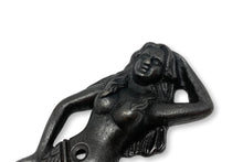 Load image into Gallery viewer, Cast Iron Antique Style Wall Mounted Mermaid Hook