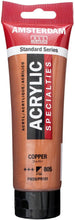 Load image into Gallery viewer, Pack of 7 Amsterdam Reflex Acrylic Paint - Metallics