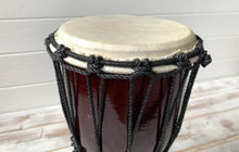 Load image into Gallery viewer, Djembe Drum Hand Painted 30cm Tall Percussion Instrument