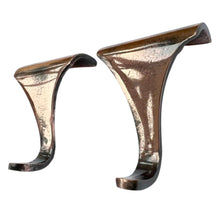 Load image into Gallery viewer, Pack of 2 DISTRESSED COPPER PICTURE RAIL HOOK 2 inches / 50mm | Victorian Fittings | Victorian House | Picture Hook | Dado picture rail | picture rail hangers