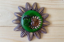 Load image into Gallery viewer, Mexican Barro Style Small Sun and Moon Plaque