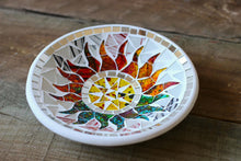 Load image into Gallery viewer, Small Ceramic Round Rainbow Mosaic Sunshine Bowl
