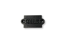 Load image into Gallery viewer, Cast Iron Antique Style Retro Toilet Wall Plaque