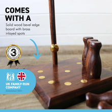 Load image into Gallery viewer, Handcrafted solid wood Bar Skittles Game | wooden bowling set