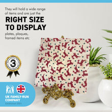 Load image into Gallery viewer, Large decorative brass picture easel