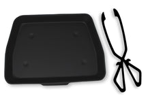 Load image into Gallery viewer, Black Metal Ash Pan - 33cm Wide (13") with a Cast Iron Coal and Log Tongs