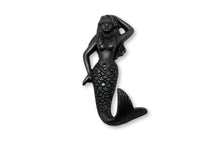 Load image into Gallery viewer, Cast Iron Antique Style Wall Mounted Mermaid Hook
