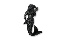 Load image into Gallery viewer, Cast Iron Antique Style Wall Mounted Mermaid Hook