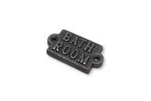 Load image into Gallery viewer, Cast Iron Antique Style Retro Toilet and Bathroom Wall Plaque