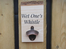 Load image into Gallery viewer, Wet Ones Whistle Lake District Wood Bottle Opener

