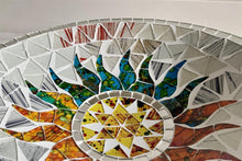 Load image into Gallery viewer, Medium Ceramic Round Rainbow Mosaic Sunshine Bowl
