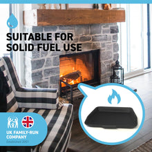 Load image into Gallery viewer, Traditional ash pan - 33cm wide ( 13" ) ideal for standard sized fire grates