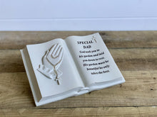 Load image into Gallery viewer, Praying Hands Special Dad Memorial Outdoor Diamante Ornament