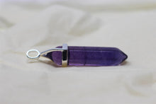 Load image into Gallery viewer, Fluorite DT Crystal Point Ritual Therapy Pendant
