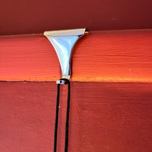 Load image into Gallery viewer, CHROME PICTURE RAIL HOOK 2 inches / 50mm | Victorian Fittings | Victorian House | Picture Hook | Dado picture rail | picture rail hangers