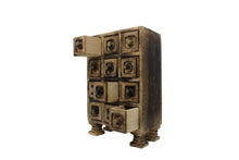 Load image into Gallery viewer, Solid Wood Mini 30cm Tall 12 Draw Jewellery Chest Storage Unit