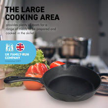 Load image into Gallery viewer, Cast Iron Skillet 6.5 Inch Oven Safe Tarte Tatin Skillet Frying Pan