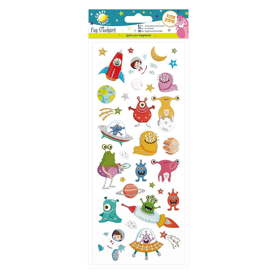 Craft Planet CPT 805270 Aliens Stickers