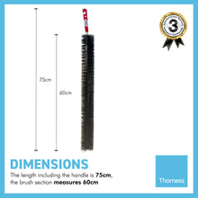 Load image into Gallery viewer, Long reach Multipurpose Radiator Cleaning Brush makes cleaning radiators fast and easy | 75cm (L) | 29.5 (L) | Flexible Nylon Bristles | | Suitable for Gridded and Non-Gridded Radiators