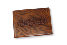 Load image into Gallery viewer, Fairies Tarot Carved Wood Treasure Chest Trinket Box