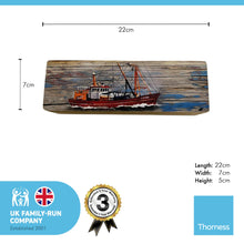 Load image into Gallery viewer, Wooden Fishing Boat Keepsake Box | Jewellery box | Trinket Box | Memory Box | Keepsake and Wooden Gift Boxes |Keepsake boxes with lids