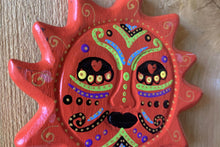 Load image into Gallery viewer, Pair of Sun Wind Chimes Handpainted Bright Colours