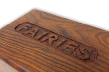 Load image into Gallery viewer, Fairies Tarot Carved Wood Treasure Chest Trinket Box