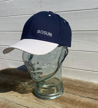 Load image into Gallery viewer, Bosun adjustable blue navy baseball cap hat