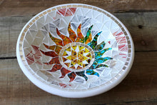 Load image into Gallery viewer, Medium Ceramic Round Rainbow Mosaic Sunshine Bowl