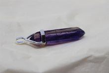 Load image into Gallery viewer, Fluorite DT Crystal Point Ritual Therapy Pendant