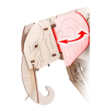 Load image into Gallery viewer, 3D-Model Construction Mechanical Elephant Plywood 159-Piece
